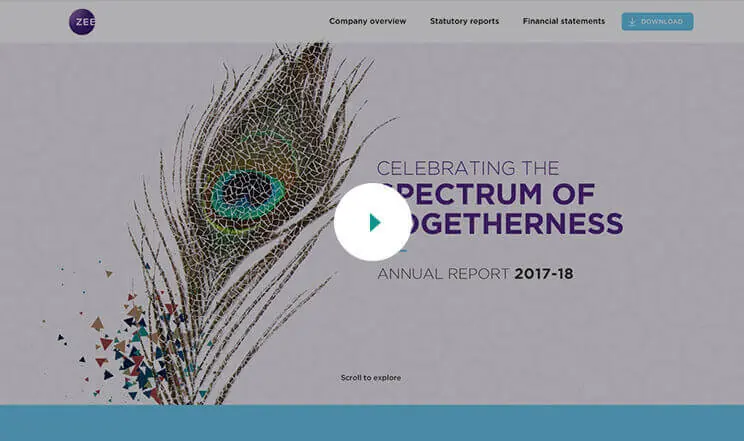 Zee Entertainment annual report 2018